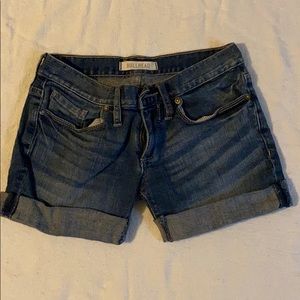 Bullhead Dark Blue Jean Shorts